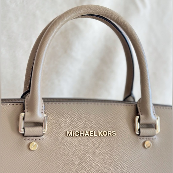 Michael Kors Selma Truffle Top Handle Satchel - Picture 8 of 16